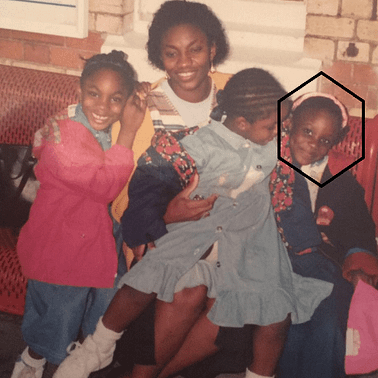 adesuwa oni with her paretns and siblings